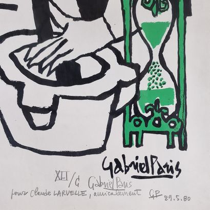 Gabriel PARIS (1924-2000)
AFFICHE - PHARMACIE
LITHOGRAPHIE...
