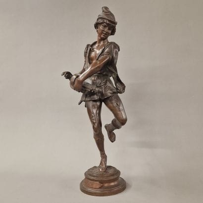 Marcel DEBUT (1865-1933)
Joueur de vielle
BRONZE...