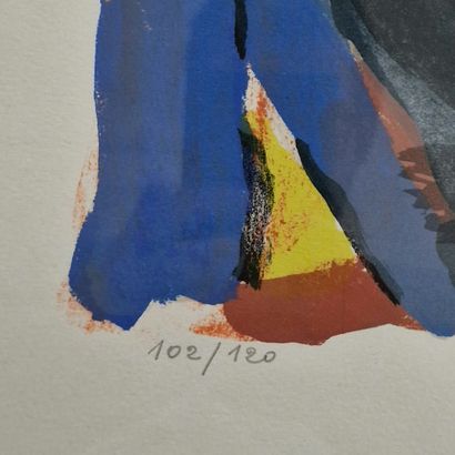 Bram VAN VELDE (1895-1981)
Composition
LITHOGRAPHIE
Signée...