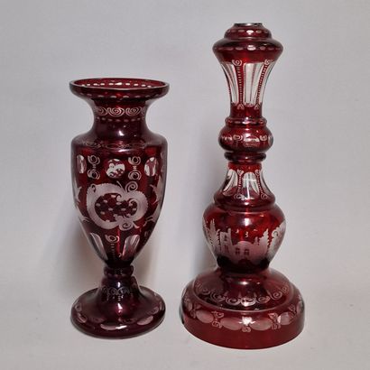MANUFACTURE EGERMANN - VASE BALUSTRE du Milieu...