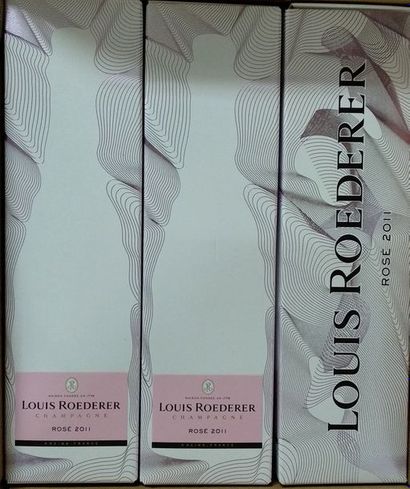 6 BOUTEILLES Champagne Rosé Louis ROEDERER...