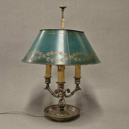 LAMPE BOUILLOTTE A TROIS LUMIERES de Style...