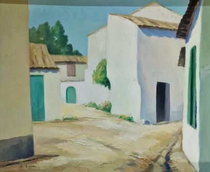 Louis SUIRE (1899-1987)
Ile de Ré, rue à...