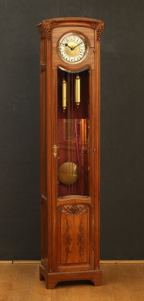 HORLOGE DE PARQUET d'Epoque Art Nouveau en...