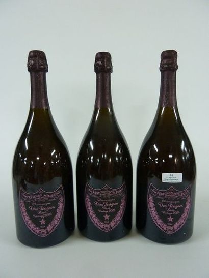 3 MAGNUMS Champagne Rosé Luminous 