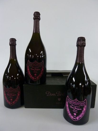 3 MAGNUMS Champagne Rosé Luminous 