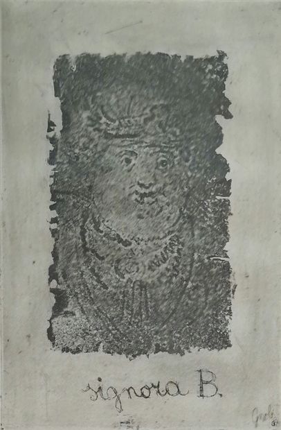 Domenico GNOLI (1933-1970)
Signora B - Poesia...