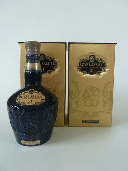 2 BOUTEILLES (70 cl) Whisky ROYAL SALUTE...