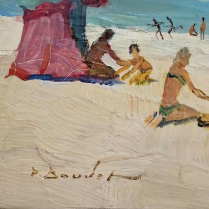 Pierre BOUDET (1915/25-2010)
Plage de Trouville-Deauville...