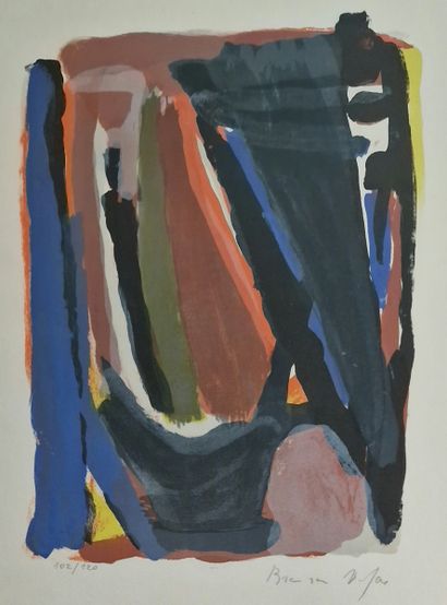 Bram VAN VELDE (1895-1981)
Composition
LITHOGRAPHIE
Signée...