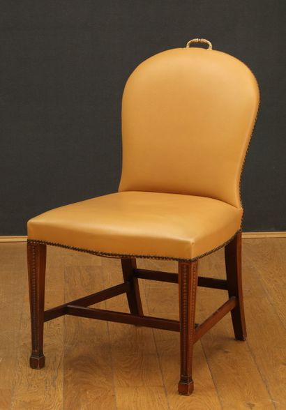 CHAISE DE BUREAU Angleterre de Style XIXème...