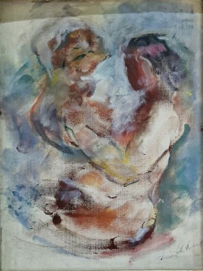 MISCHKIND - XXEME SIECLE
Femme et enfant
HUILE...