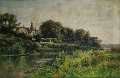 Gabriel MATHIEU (1843-1921)
Bords de Marne...