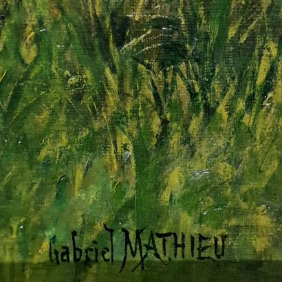 Gabriel MATHIEU (1843-1921)
Bords de Marne...