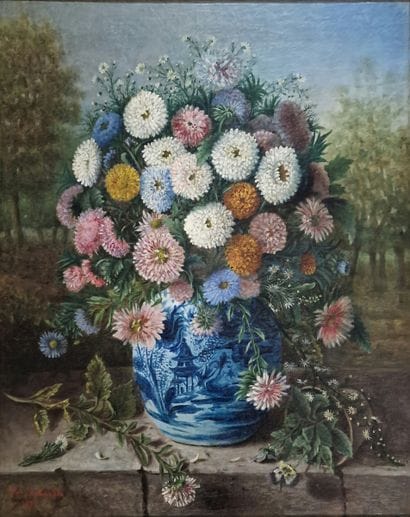 ECOLE DE LA FIN DU XIXEME SIECLE
Bouquet...