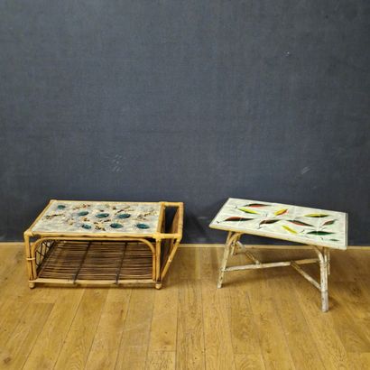 AUDOUX-MINET et Georges CHASSIN - DEUX TABLES...
