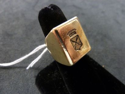 BAGUE CHEVALIÈRE de la Seconde moitié du...