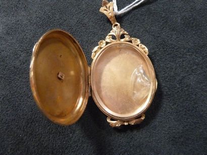 PENDENTIF PORTE PHOTO Fin du XIXème Siècle...