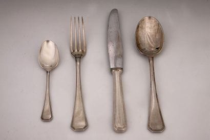 CHRISTOFLE MODELE AMERICA - MENAGERE DE COUVERTS...
