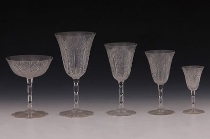 BACCARAT MODELE CONDE - PARTIE DE SERVICE...