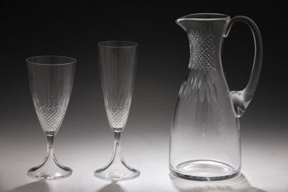 LALIQUE FRANCE MODELE CHINON - PARTIE DE...