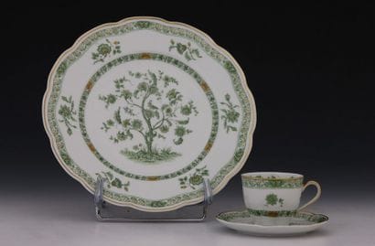 HAVILAND LIMOGES MODELE ARBRE DE VIE VERT...