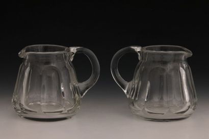 BACCARAT MODELE HARCOURT - PAIRE DE BROCS...