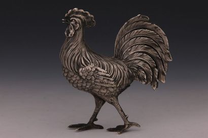 SALIERE en forme de coq en métal

Travail...