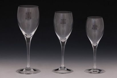 BACCARAT MODELE SAINT REMY - PARTIE DE SERVICE...