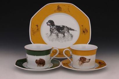 HERMES Paris - Chiens courants et chiens...