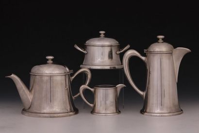 CHRISTOFLE - SERVICE A THE/CAFE 4 PIECES...