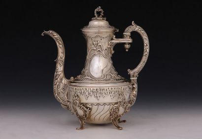 CAFETIERE en argent Minerve 950 Millièmes...