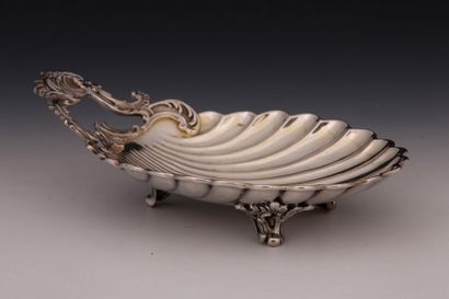 COUPE COQUILLE en argent Minerve 950 Millièmes...