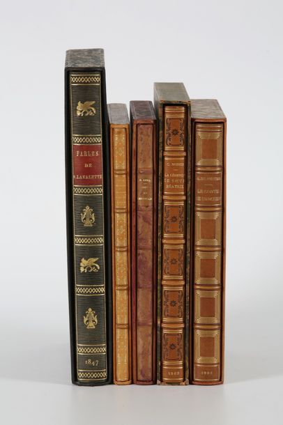 Lot de 5 volumes : 

a) NODIER. La légende...