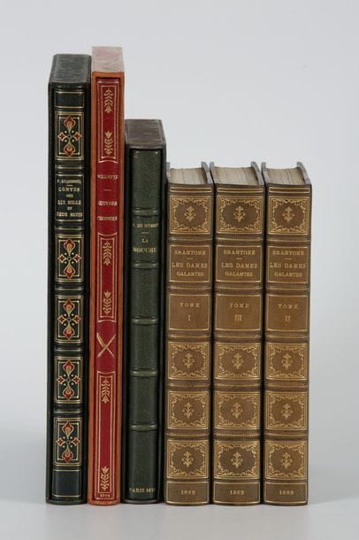 Lot de 6 volumes : 

a) BRANTOME. Les sept...
