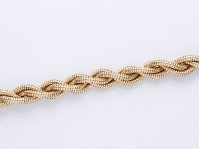 Bracelet en or 750 millièmes, composé de...