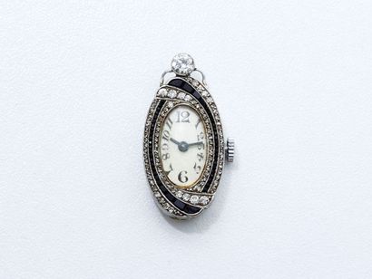 Boîtier de montre de dame en platine 850...