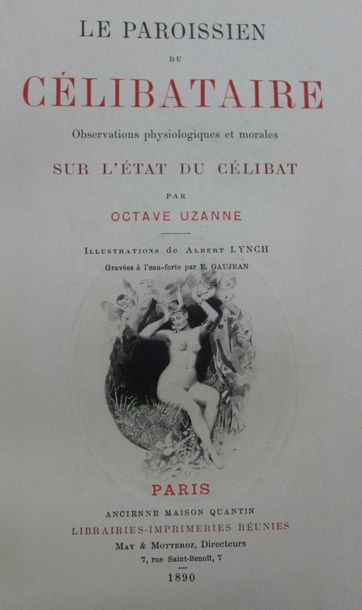 Uzanne. Le Paroissien du Célibataire. observations...
