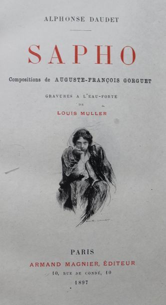 DAUDET. Sapho. Compositions de A-F Gorguet....