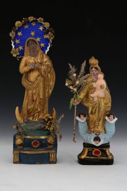 DEUX SANTIBELLIS 

Provence XIXème Siècle

VIERGE...
