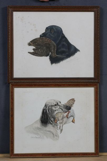 Léon DANCHIN (Lille 1887 - Bergues 1938)

Epagneul...