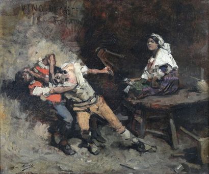 Aimé Nicolas MOROT (Nancy 1850 - Dinand 1913)

Rixe...