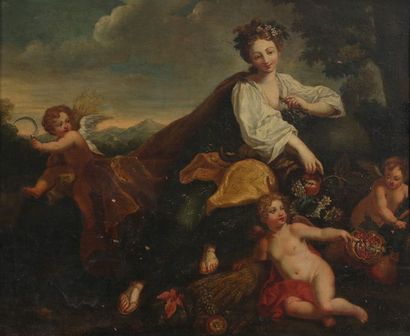 ECOLE FRANCAISE Vers 1700, Entourage de Louis...