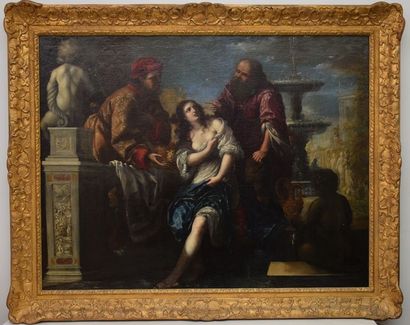 ECOLE FLORENTINE du XVIIème Siècle, Entourage...