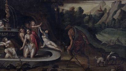 ECOLE FLAMANDE du XVIIème Siècle, Suiveur...