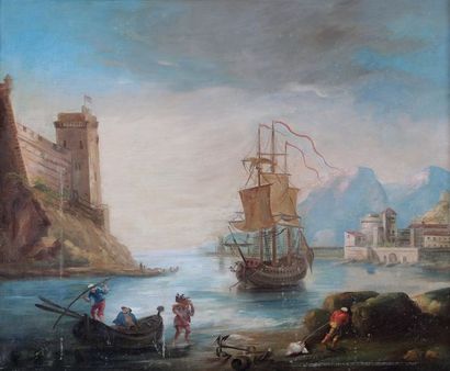 ECOLE FRANCAISE du XIXème Siècle, dans le...