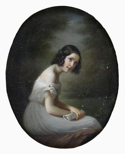 ECOLE du Milieu du XIXème Siècle

Jeune fille...