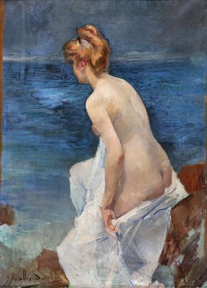 José MIRALLES DARMANIN (1850-1900)

Baigneuse...
