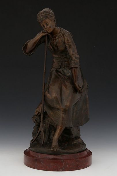 STANIER (XIXème Siècle)

Jeune fermière endormie

Sculpture...