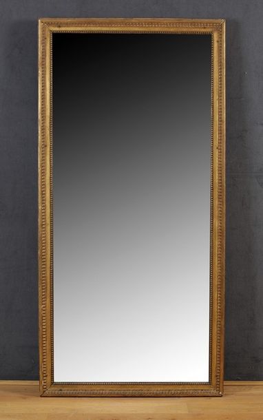MIROIR au mercure en 2 parties 

Epoque Empire

Bois...